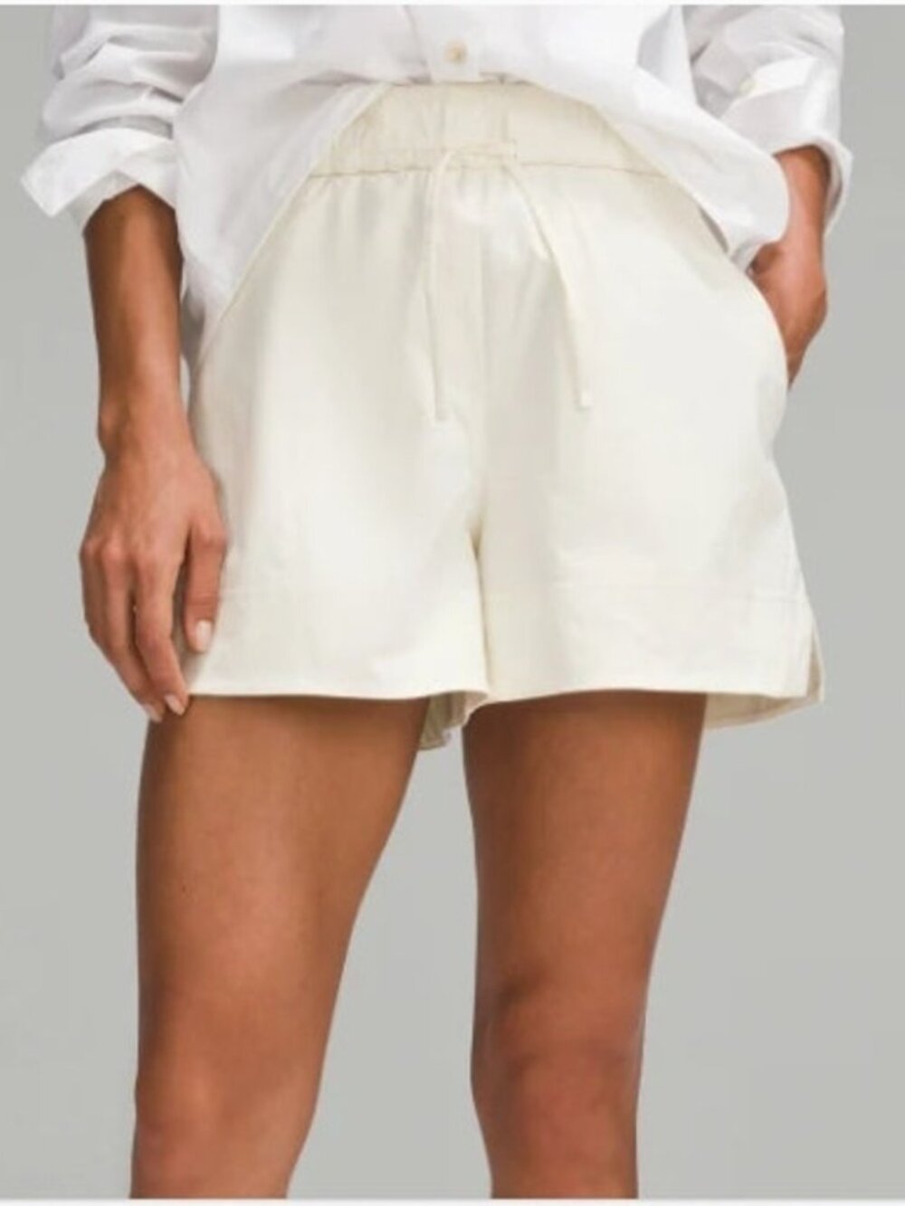 LULUEMON Quick Dry Shorts Bone White Size XS
